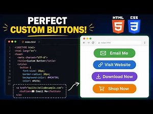 Stop Using Default Buttons! Style Them with HTML/CSS