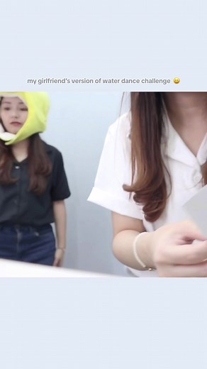 41K views · 447 reactions | my girlfriend's version of water dance challenge  #reelsviral #waterdancechallenge #fypシ゚ | Annyoong x Haseyo | Facebook