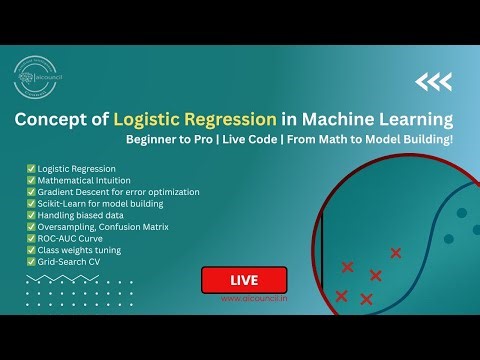 Logistic Regression Masterclass: Math, Model, ROC-AUC, GridSearch & Bias Handling Explained!