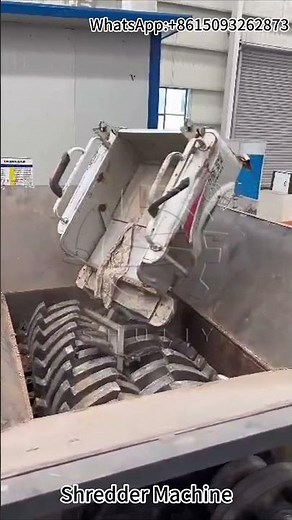 Efficient Metal Shredding Process with our Shredder Machine！#shreddermachines