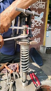 Honda Shine Old Model Rear Shock Absorber Fitting #youtube #viral #automobile #trending