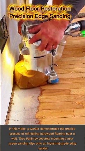 Wood Floor Restoration: Precision Edge Sanding