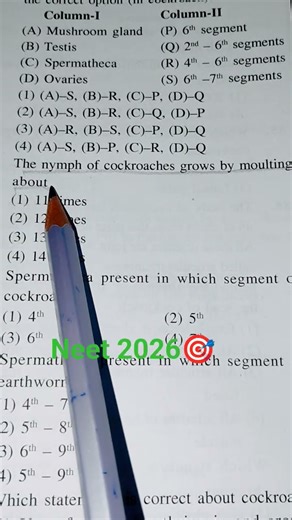 #biology most important questions #neet #pyq