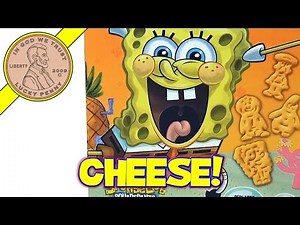 Sponge Bob Cheese Nips & Frostie Blue Cream Soda - Christmas Candy Tasting Food Review