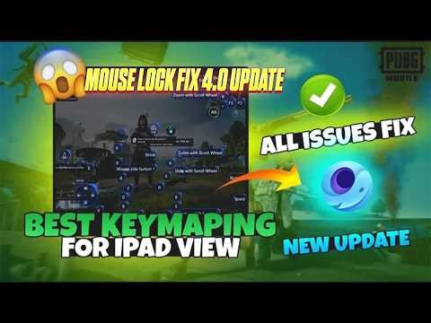 Mouse Lock Issue Fix in Gameloop 🔒 | PUBG Mobile Keymapping ✅ 100% Working | UPDATE 4.0 (2025) 🔧