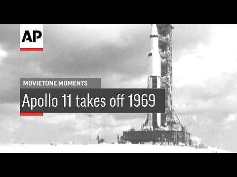 Apollo 11 Takes Off - 1969 | Movietone Moment | 15 July 16