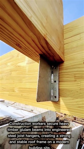 Installing Glulam Beams With Steel Joist Hangers