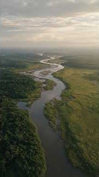 Why Don’t These Two Rivers Mix? 😳🌊 #travel #earth #geography #nature