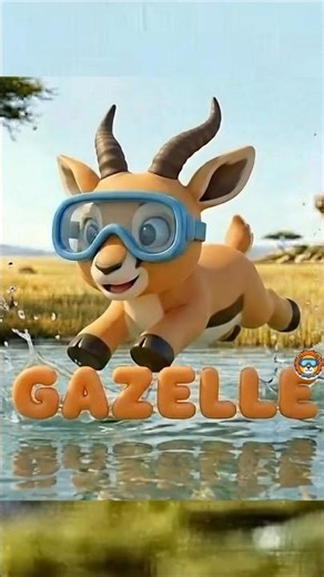 ZOO ANIMALS TOYS! 🐐 Funny Gazelle Splash | Wild Animal Toys | Splash Zoo TV