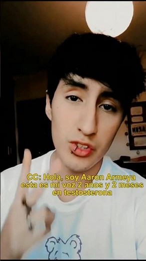 Cambio de voz con testosterona! 🏳️‍⚧️#trans #transgenero #bisexual #testosterona #chicotrans #lgbt