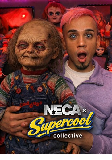New and upcoming @NECAofficial x @supercoolcollective Chucky old man doll. Are you excited for this doll and what do you think it’s going to be? Life size? How much? #chuckydoll #chucky #chuckysbride #horror #brideofchucky