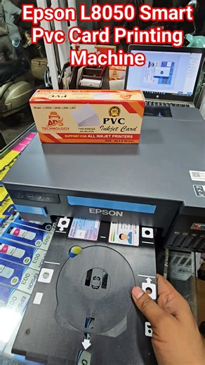 Epson L8050 Smart Pvc Card Printing Machine#epson #services #printersupportsoftware