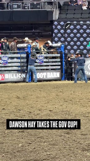 10K views · 1.2K reactions | Dawson Hay goes 89.50 points and is your Saddle Bronc Riding champion at the Governor’s Cup! He matched up with Moose and got his third win on the back of the bronc! | CowboyChannel | Facebook