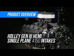 Give Your Gen III Hemi That Old School Carburetor Vibe With Holley's Single Plane 4150 Intakes