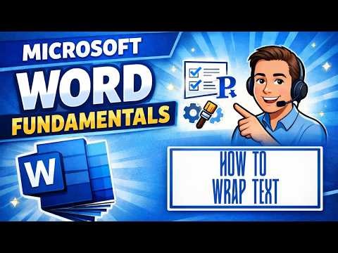 How to Wrap Text Around Pictures in Microsoft Word (Beginner Tutorial) | Microsoft Word Fundamentals