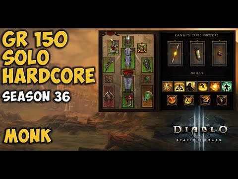 GR 150 Sunwuko monk Hardcore Solo Self Found Season 36