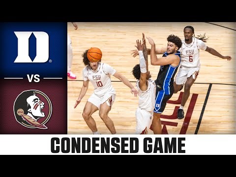 Duke vs. Florida State Condensed Game | 2025-26 ACC Men's Basketball