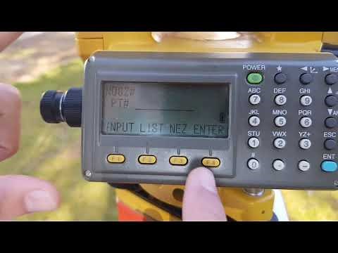 Total station resection method