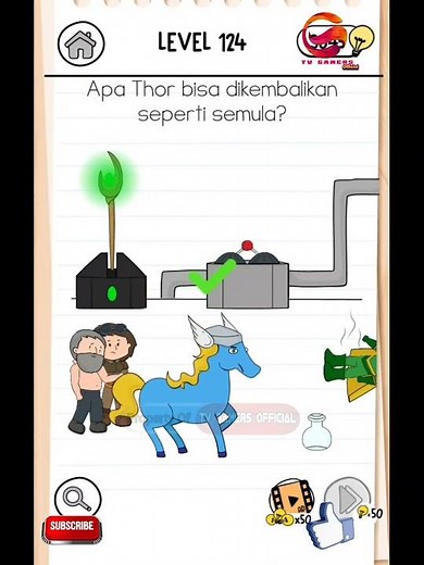 GAME BRAIN TEST 3 LEVEL 124 Walkthrough