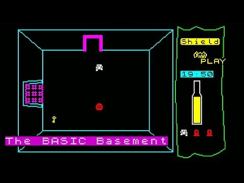 THE BASIC BASEMENT - 48K ZX Spectrum 2025 game! - DVDfeverGames