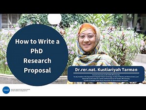 How to Write a PhD Research Proposal | DAAD