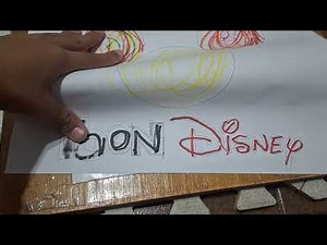 Toon disney logo yellow