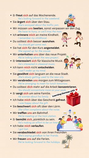 2.6K views · 110 reactions | ✨ German Reflexive Verbs — Easy & Useful...