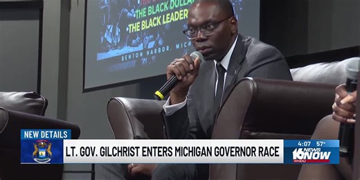 Lt. Gov. Garlin Gilchrist launches bid for Michigan governor