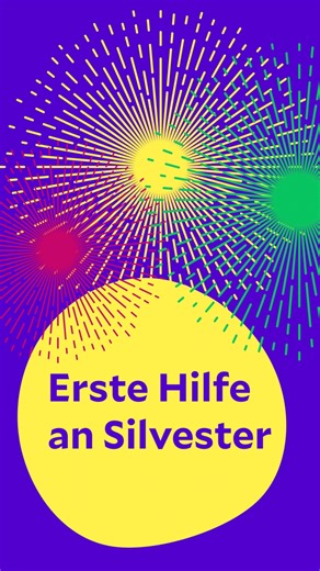 Silvester mit Feuerwerk – aber sicher! Zwischen Raketen, Böllern und Wunderkerzen ist die Stimmung ausgelassen – doch jedes Jahr kommt es zu vermeidbaren Verletzungen. 🤕 Wir erklären dir im Reel, wie du bei typischen Silvester-Unfällen richtig Erste Hilfe leistest: Von Verbrennungen bis Knalltrauma. 🎆 Erfahre im Reel, wie du und deine Liebsten sicher ins neue Jahr starten. Mehr Erste-Hilfe-Tipps & die Möglichkeit einen Termin zu buchen, findest du im Gesundheitsmagazin: https://fcld.ly/erste-h