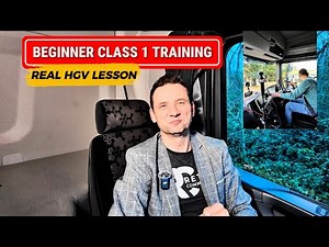 REAL HGV LESSON: Beginner Student | Full Class 1 Training Session (No Cuts, No BS)