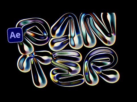 How to Make Gummy Bubble Text Effect Animation in After Effects