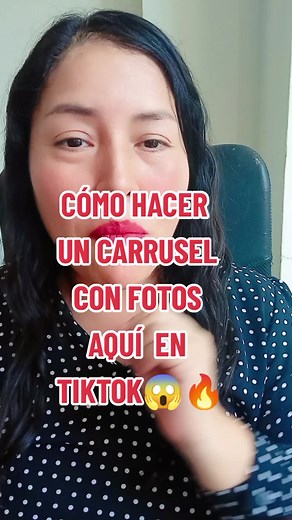 Cómo crear un carrusel con fotos en TikTok paso a paso