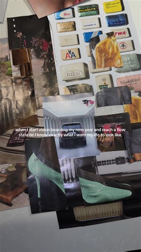 My favorite tradition of the new year 🤍✨🪐💸 | vision boards