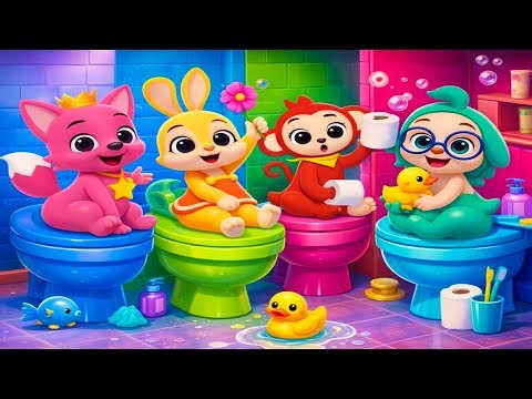 Pinkfong & Bebefin Bath Time: Color Test Surprise 🎨💦 | Pinkfong Animation
