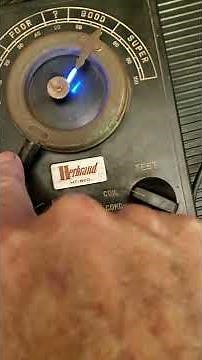 Condenser and coil testing with 70+ year old Herbrand test equipment