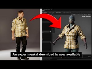 Adding clothing to Metahuman Creator Plugin UE5.6 Preview (Outdated - New video in the comments)