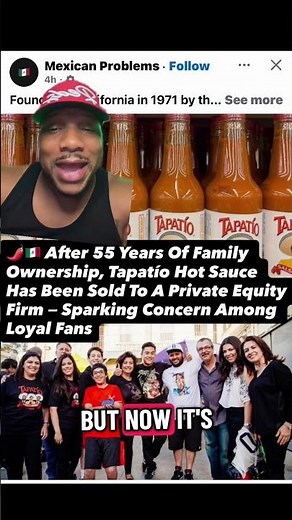 #Tapatio #HotSauce #FoodNews #PrivateEquity #BusinessNews #AmericanDream #FoodTok #tiktoknews