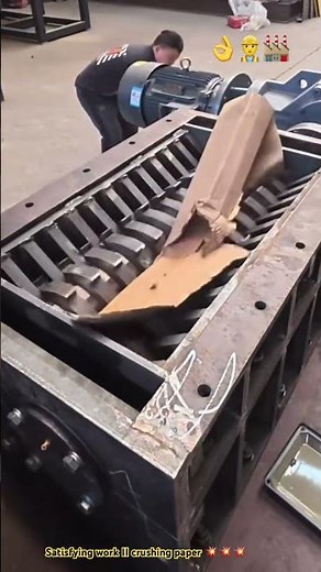 Recycle Paper ♻️ - Power crushing machine for recycle factory 🏭