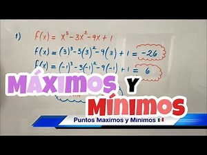MAXIMA and MINIMA of a Function (super easy)