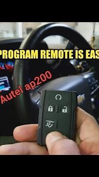 Remote programming using Autel ap200
