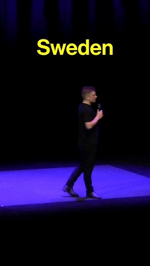 Swedish Love Is Blind. Clip from the Swedish leg of my Scandinavia tour. Helsinki show tonight is sold out, so Finns can have their revenge. | Daniel Sloss