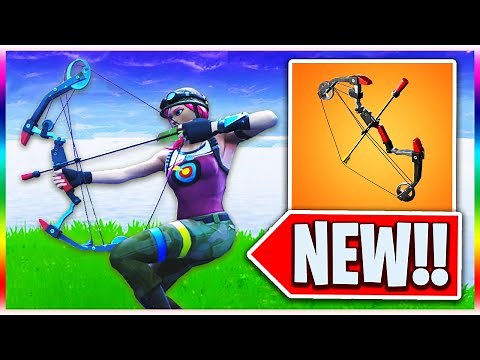 *NEW* Explosive Boom Bow Gameplay! (Fortnite Battle Royale NEW Explosive Crossbow Weapon Update)