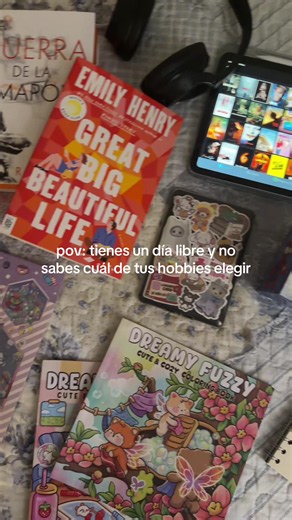 POV: Tienes un día libre y no sabes qué hobby elegir (BookTok)
