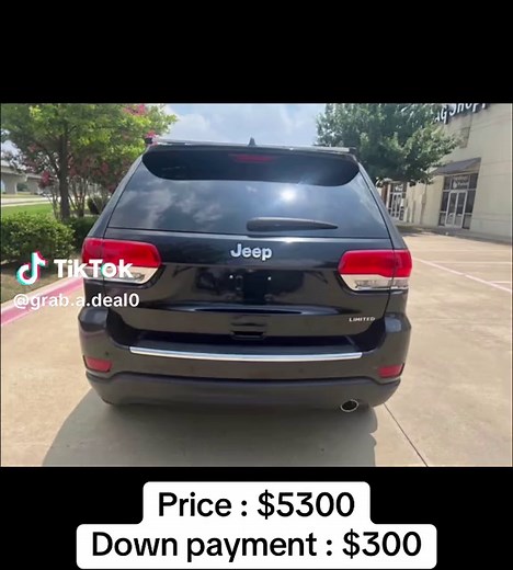 2015 Jeep Grand Cherokee Limited Sport Utility 4D Price: $5300 Down payment: $300 Drivetrain: Four-wheel Drive drivetrain Fuel type: Gasoline Transmission: Automatic Engine: 3.6L V-6 DOHC, variable valve control, regular unleaded, engine engine Mileage: 114k mi. The right car, at the right price, right now #cheapcarsforsale #usedcarsforsale #bankrepossessedcars #cheapcarsforsalenearme #cheapcars