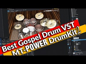 Best Gospel (FREE) VST Drum kit plugin | MT-Power Drumkit2