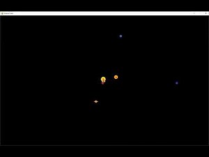 Simulación Python Sistema Solar