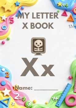 Letter X Mini Book Printable | Alphabet Mini Book | Preschool Letter of the Week