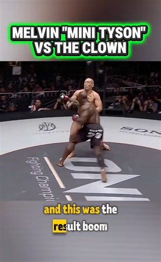 Melvin "MINI TYSON" VS The Clown #mma #shorts #ufc