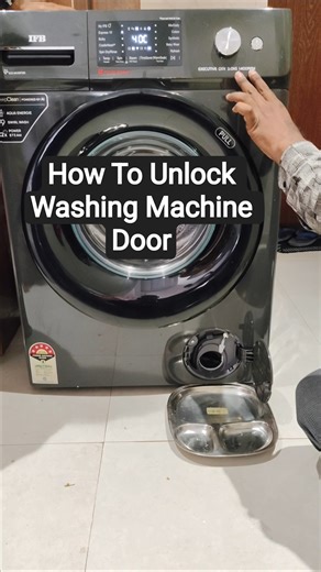 How to unlock washing machine door| Ifb front load washing Machine door not opening #washingmachine