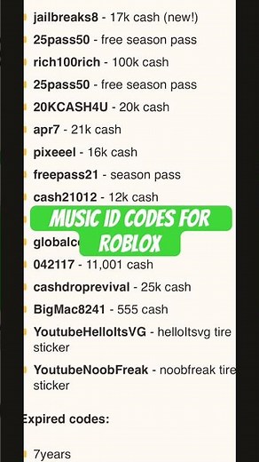 Music Id codes for Roblox #music #roblox #shorts